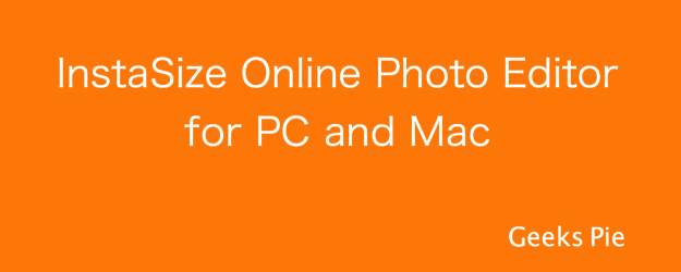 Photo Editor For Mac Pc